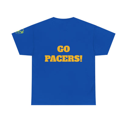 Combat Archery Unisex Heavy Cotton Tee - Neon Skull Design for Sports Enthusiasts