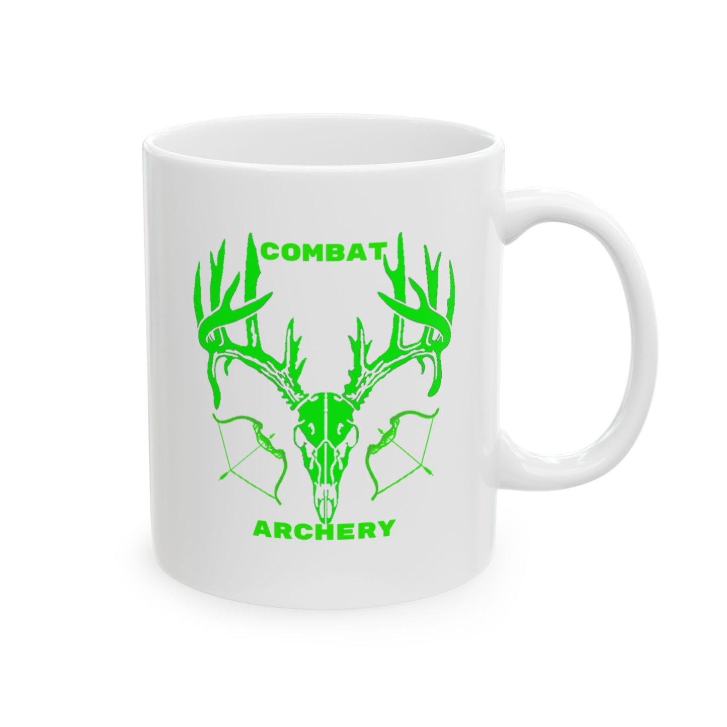Custom Green Rack Elk Ceramic Mug - Perfect for Nature Lovers