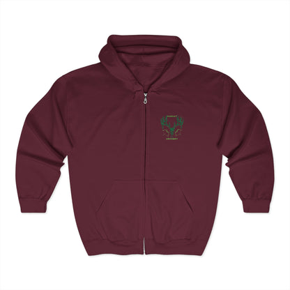 Cozy Unisex Full Zip Hooded Sweatshirt – Perfect for Outdoor Adventures & Casual Wear