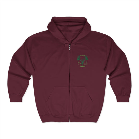 Cozy Unisex Full Zip Hooded Sweatshirt – Perfect for Outdoor Adventures & Casual Wear
