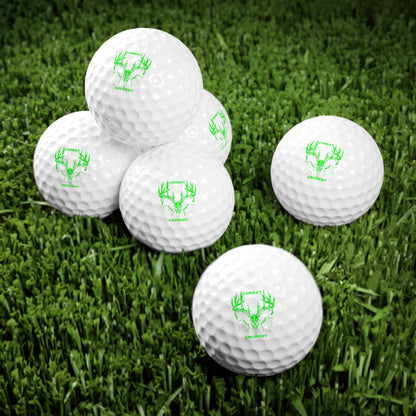 Custom Combat Archery Golf Balls - 6 Pack for Sports Enthusiasts