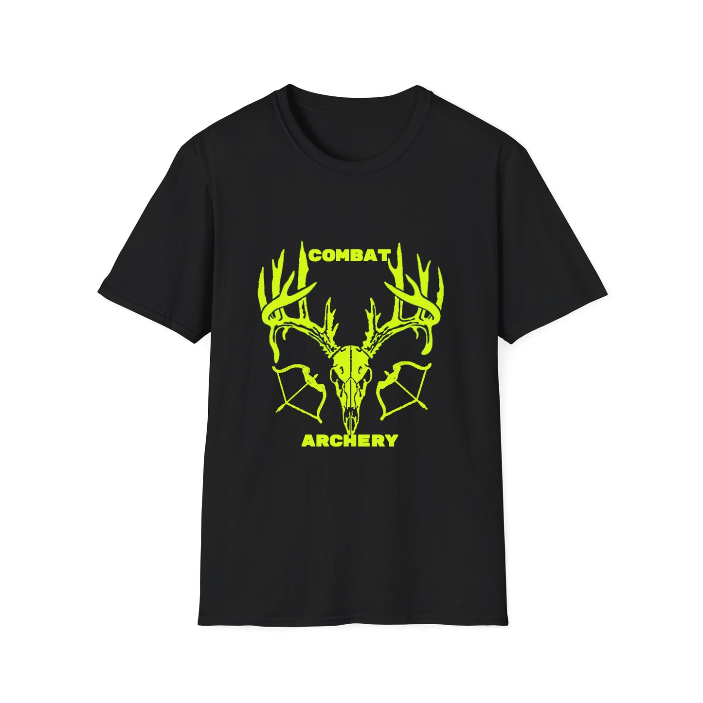 LIMITED RUN YELLOW COMBAT ARCHERY BLACK TSHIRT.