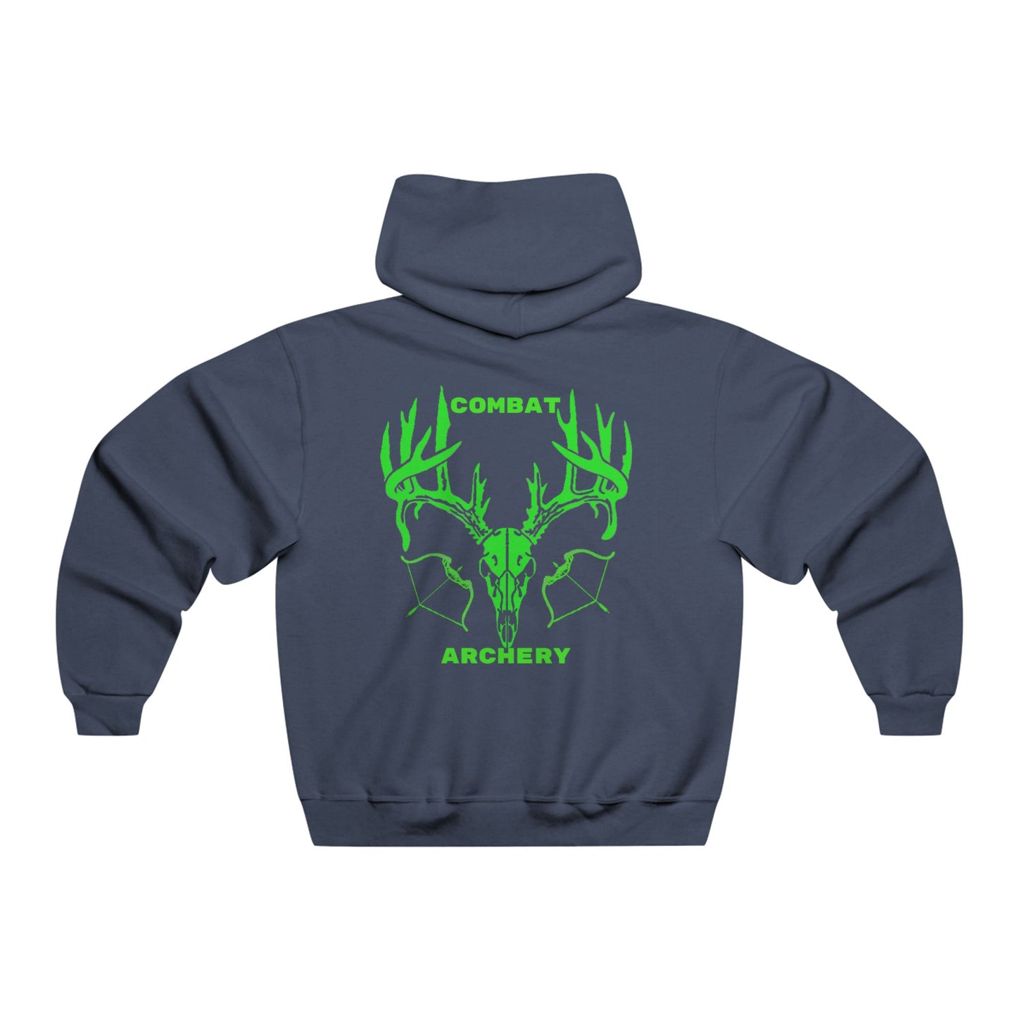 Combat Archery Hoodie for Men - NUBLEND® Sweatshirt in Dark Blue